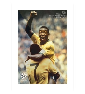 Pele Tablo Ahşap Poster Dekoratif