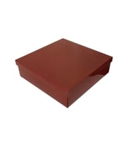 Komple Karton Kutu 35X35X10 CM (10 Adet)  Bordo