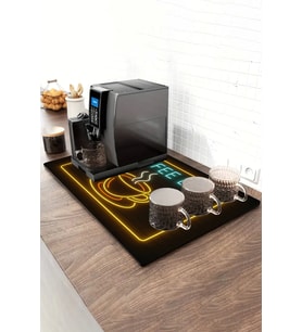 Valerine Life Barista Kahve Barı Tezgah Matı XXL Büyük Boy Espresso Makinesi Pad 40x90cm 27250827