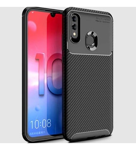 Huawei P smart 2019 Kılıf Esnek Soft Karbon Tasarım Legion Serisi (Siyah)