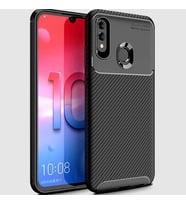 Huawei P smart 2019 Kılıf Esnek Soft Karbon Tasarım Legion Serisi (Siyah)