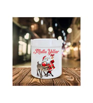 Yılbaşı Noel Temalı Baskılı Seramik Şık Küllük