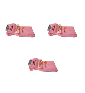 Plastik Çatal Pembe Renkli Lüx Parti Piknik Davet Doğum Günü Çatalı - 18 Cm. - 25 Adetlik 3 Paket