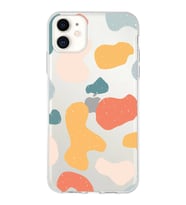 Apple iPhone 11 Uyumlu Kapak Grunge Tasarımlı Şeffaf Silikon Kılıf
