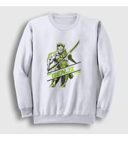 Presmono Unisex Beyaz Genji Oyun Overwatch Sweatshirt 358521tt
