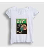 Presmono Kadın Beyaz No Time Billie Eilish T-Shirt 154437tt (Beyaz)