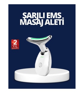 Mey İthalat® Yüz ve Boyun Sıkılaştırıcı Cilt Bakım Cihazı EMS Mikro Akım & Kırışıklık Giderici