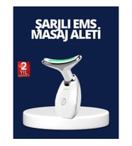 Mey İthalat® Yüz ve Boyun Sıkılaştırıcı Cilt Bakım Cihazı EMS Mikro Akım & Kırışıklık Giderici