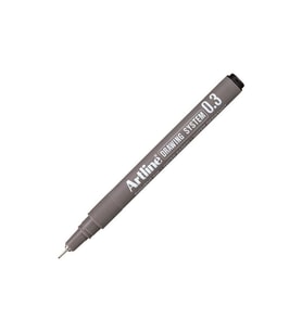 Artline Çizim Kalemi 0.3 MM Siyah EK233