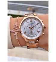 Tom Jones MRD12046 Rose Gold Renk Kadın Kol Saati Bileklik Hediyeli
