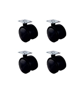 Büyük Plastik Tablalı Teker - 50MM HKS126 - 4 Adet