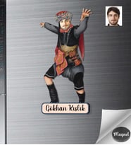 Kişiye Özel Efe Erkek  Ahşap Magnet -1