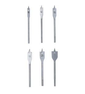 BGS Düz Freze Matkap Seti 10 - 25 Mm  6 Pcs