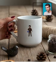 Kişiye Özel Karikatürlü Asker Kupa Bardak 30 Ağustos Zafer Bayramı Hediyesi