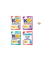 LGS 8. Sınıf Matematik Fen Bilimleri ve Türkçe Konu Tarama Denemeleri ve Paragraf 4lü Set