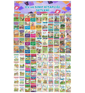 1.Sınıf Ev ve Sınıf Kitaplığı İçin Muhteşem 100 lü Kitap Seti (Beyaz)
