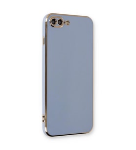 Microsonic Apple iPhone 8 Plus Kılıf Olive Plated Lavanta Grisi