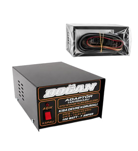 12 Volt 7 Amper Regüleli Adaptör Doğan