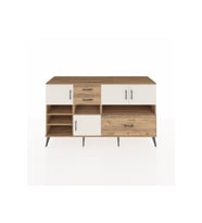 Kronos Konsol 7 Raflı 3 Çekmeceli 4 Kapaklı 176x59x99 Çam-Aytaşı/Çam