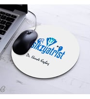 İsimli Psikiyatrist Temalı Yuvarlak Mousepad