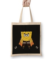 Süngerbob Spongebob Zenitsu Bez Çanta Uzun Saplı