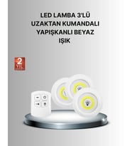 Dekoratif Ve Pratik 3’lü Kumandalı Spot Led Aydınlatma
