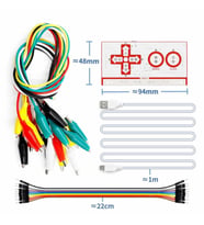 Arduino ATMEGA32U4 Geliştirme Kiti Makey Makey Buton Klavye Yön Algılayıcı Mini Usb Krokodil