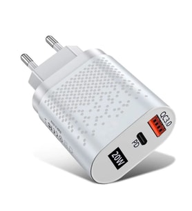USLİON 20W USB QC3.0 Şarj PD3.0 Hızlı Şarj Aleti Şarj Başlık-(5775) - HPSBYI2115-1502