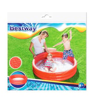 Bestway Üç Bölmeli Çocuk Havuzu Kırmızı 1.22 m x 25 cm