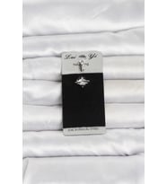 316L Cerrahi Çelik Zirkon Taşlı Göbek Piercing