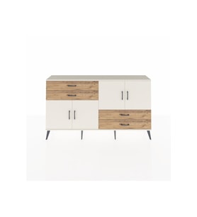 Arges Konsol 3 Raflı 4 Çekmeceli 4 Kapaklı 176x30x99 Aytaşı-Aytaşı/Çam