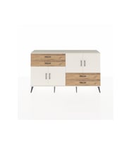 Arges Konsol 3 Raflı 4 Çekmeceli 4 Kapaklı 176x30x99 Aytaşı-Aytaşı/Çam