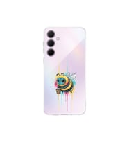 Samsung Galaxy A36 4G ile uyumlu Splash arı tasarımlı şeffaf silikon kılıf