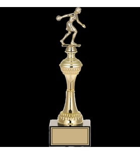 ODAK KUPA - Figürlü Kupalar - Bowling Kadın Figürlü Kupalar FG-029 B - 34 cm