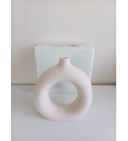 ÜÇLÜ DONUT VAZO SET KALIBI (Şeffaf)