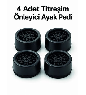 4'lü Set Çamaşır Makinesi Titreşim Önleyici Ped