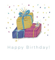 Konsept Tebrik Kartı Seti -Happy Birthday,pasta,cupcake,balon