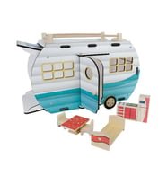 Çg95 Ahşap Karavan Turkuaz-Okutan