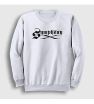 Presmono Unisex Beyaz Logo Metal Symphony X Sweatshirt 476321tt (Beyaz)