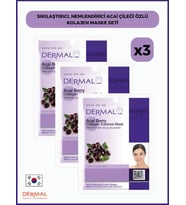 Dermal Sıkılaştırıcı, Nemlendirici Acai Çileği Özlü Kollajen Maske 23 Gr 3 Adet