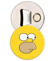 Resimli Desenli Mıknatıslı Açacaklı Magnet - Simpson