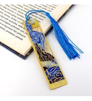 Vincent Van Gogh Yıldızlı Gece Starry Night Metal Ayraç Kitap Ayracı AY076