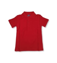 Unisex Çocuk Polo Yaka Kısa Kol Okul T-shirt