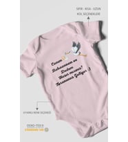 Canım Babannem ve Dedem Hazır Mısınız? Baskılı Bebek Zıbını – Çıtçıtlı Body  %100 Pamuk Kısa Kol (Bebek Pembesi)