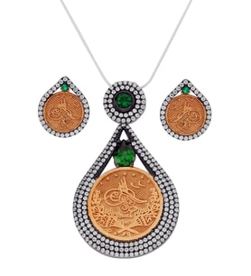 Rose Altın Kaplamalı Paralı Set - S009802