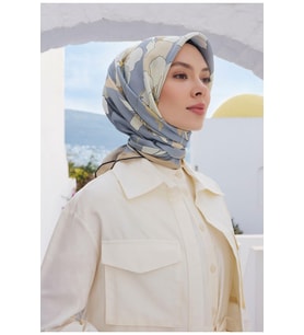 Belli %100 Twill İpek Eşarp 4100D 55