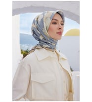Belli %100 Twill İpek Eşarp 4100D 55