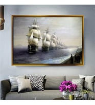 Altın Çerçeveli dekoratif tablo l1484 (Gold)