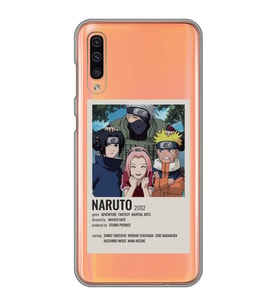 Samsung Galaxy A30S/A50/A50S Uyumlu Naruto Anime Desenli Şeffaf Telefon Kılıfı