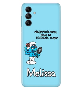 Samsung Galaxy A13 A12 A14 A15 A24 A25 A16 A35 A17 A07 Kılıf İsim Yazılı Kişiye Özel - Model-38 (Çok Renkli)
